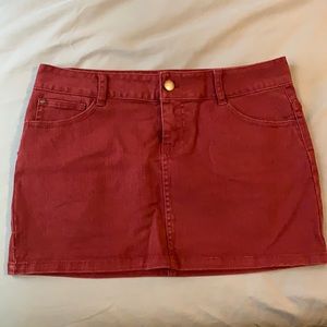 Denim Mini Skirt